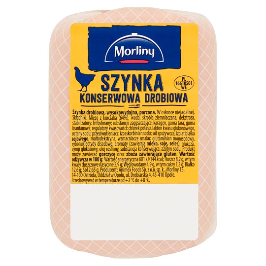 Morliny Szynka konserwowa drobiowa 0,5 kg