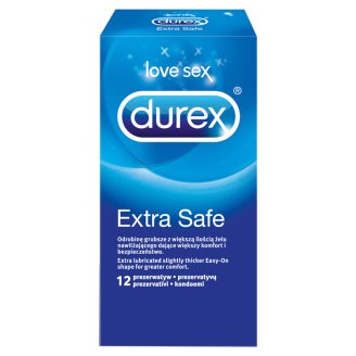 Durex Extra Safe Prezerwatywy 12 sztuk
