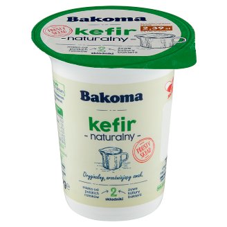 Bakoma Kefir naturalny 380 g