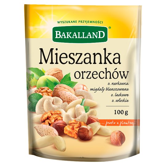Bakalland Nuts Mix Cashew Hazelnut Walnut Almond 100 g