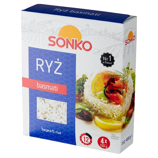Risana Ryż basmati 400 g (4 torebki)