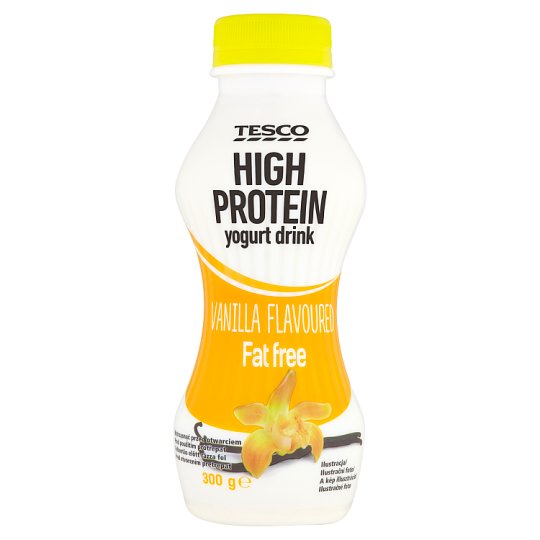 Tesco Napój jogurtowy o smaku waniliowym 300 g