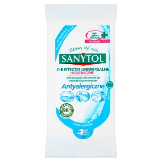 Sanytol Chusteczki higieniczne uniwersalne antyalergiczne 48 sztuk