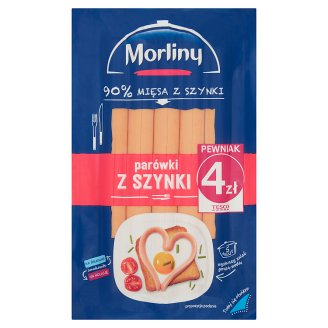 Morliny Parówki z szynki 200 g