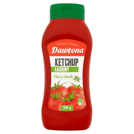 Dawtona Ketchup łagodny 500 g