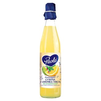 Paola Syrop o smaku cytryna i limonka z miętą 430 ml