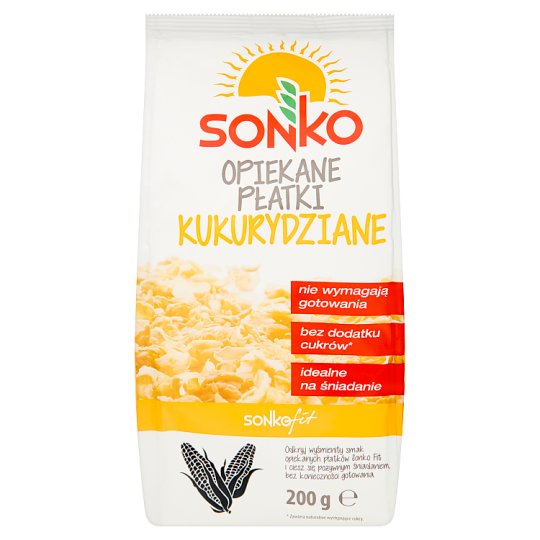 Sonko Fit Opiekane płatki kukurydziane 200 g