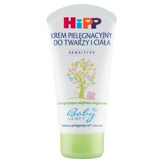 HiPP Babysanft Sensitive Krem pielęgnacyjny do twarzy i ciała od 1. dnia życia 75 ml