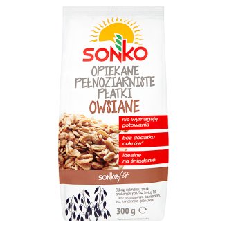 Sonko Fit Opiekane pełnoziarniste płatki owsiane 300 g