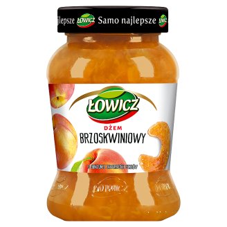Łowicz Dżem brzoskwiniowy niskosłodzony 450 g