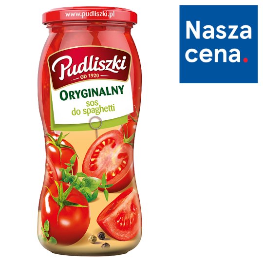 Pudliszki Sos do spaghetti oryginalny 500 g