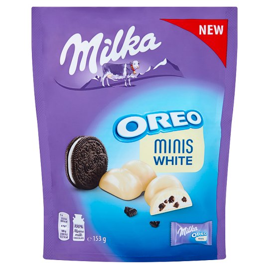 Milka Minis White Oreo White Chocolate 153 g (10 Pieces)