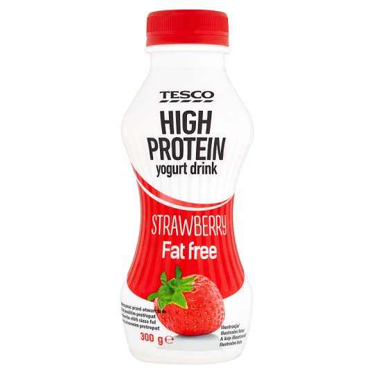 Tesco Napój jogurtowy truskawkowy 300 g