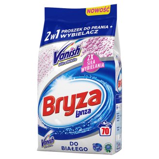 Bryza Lanza Vanish Ultra White Proszek do prania + wybielacz 2w1 do białego 5,25 kg (70 prań)