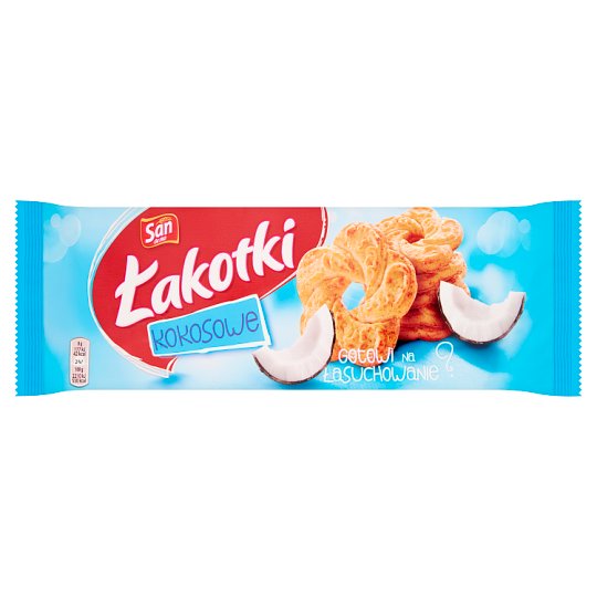 San Łakotki Kokosowe Herbatniki 168 g