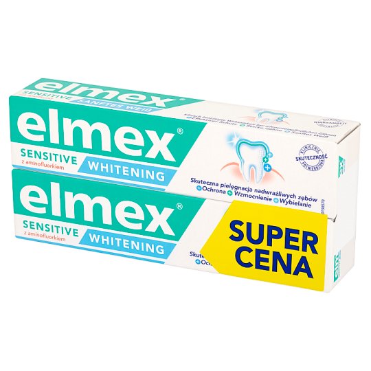 Elmex Sensitive Whitening Pasta do zębów 2 x 75 ml