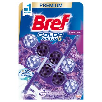 Bref WC Purple Aktiv Lawendowy Zawieszka do muszli WC 2 x 50 g