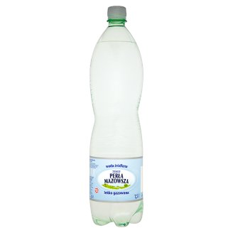 Tesco Perła Mazowsza Woda źródlana lekko gazowana 1,5 l