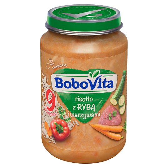 BoboVita Risotto z rybą i warzywami po 9 miesiącu 190 g