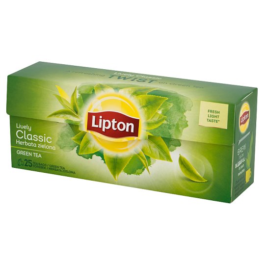 Lipton Classic Herbata zielona 32,5 g (25 torebek)