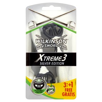 Wilkinson Sword Xtreme3 Silver Edition Jednorazowe maszynki do golenia 4 sztuki