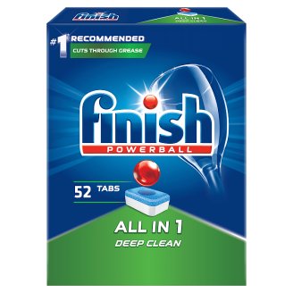 Finish All in 1 Tabletki do zmywarki 847,6 g (52 sztuki)