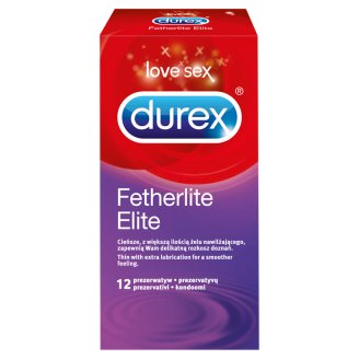 Durex Fetherlite Elite Prezerwatywy 12 sztuk