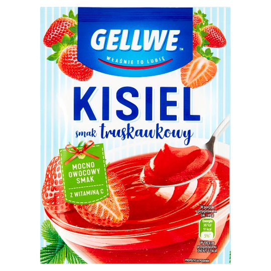 Gellwe Kisiel smak truskawkowy 38 g