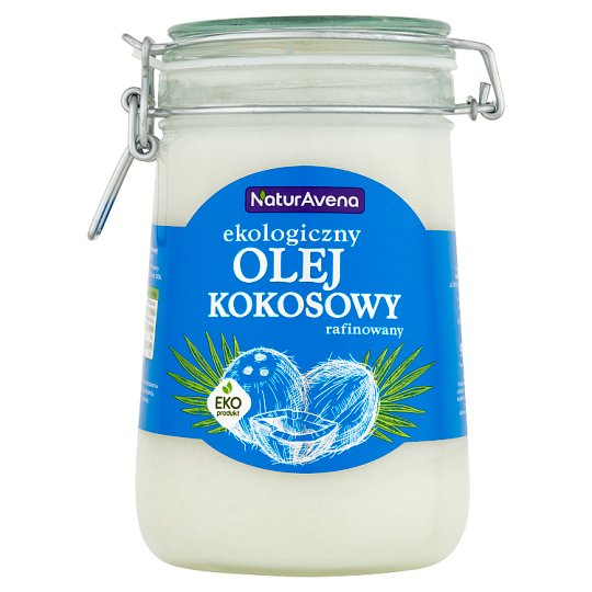 NaturAvena Ekologiczny olej kokosowy rafinowany 900 g