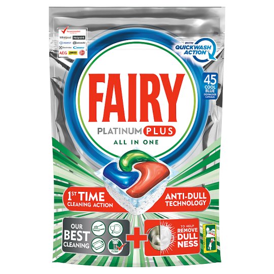 Fairy Platinum Plus Regular Tabletki do zmywarki, 45 kapsułek