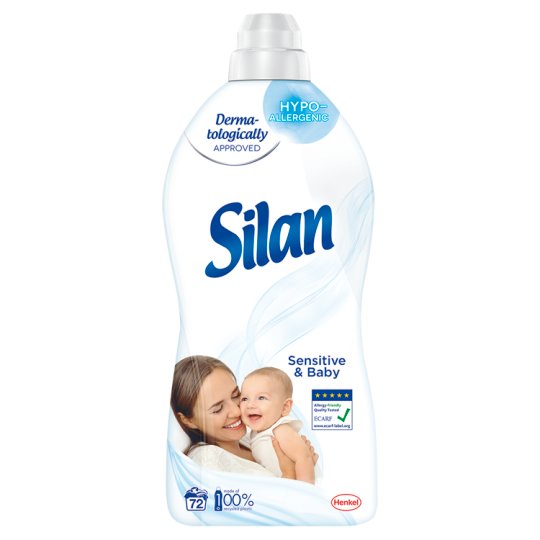 Silan Sensitive & Baby Płyn do zmiękczania tkanin 1800 ml (72 prania)