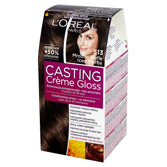 L'Oreal Paris Casting Creme Gloss Farba do włosów 513 mroźne trufle