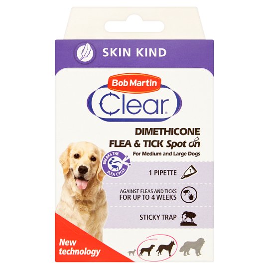 Bob Martin Clear Dimethicone Preparat dla średnich i dużych psów 15-30 kg od 3 miesiąca