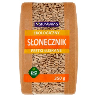 NaturAvena Ekologiczny słonecznik pestki łuskane 350 g