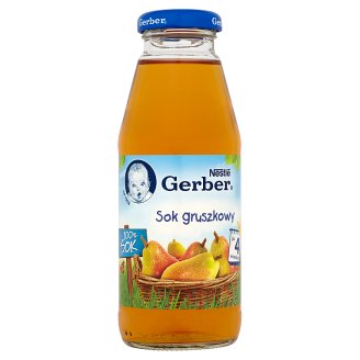 Gerber 100% Sok gruszkowy po 4 miesiącu 300 ml