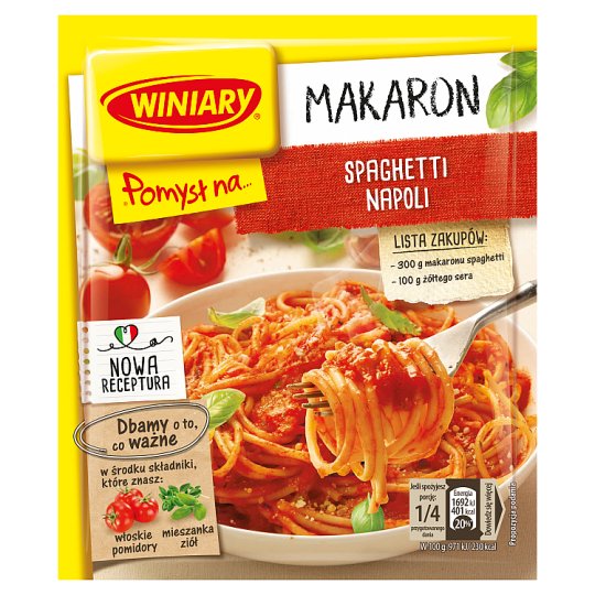 Winiary Pomysł na... Spaghetti Napoli 47 g