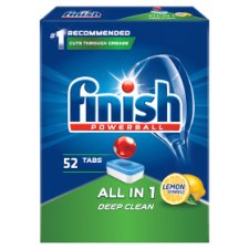 Finish All in 1 Lemon Tabletki do zmywarki 832 g (52 sztuki)