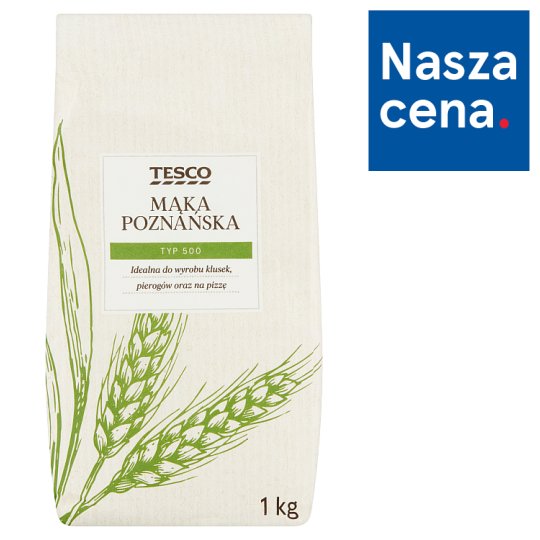 Tesco Mąka pszenna poznańska typ 500 1 kg