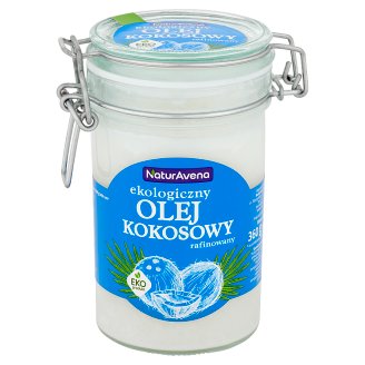 NaturAvena Ekologiczny olej kokosowy rafinowany 360 g