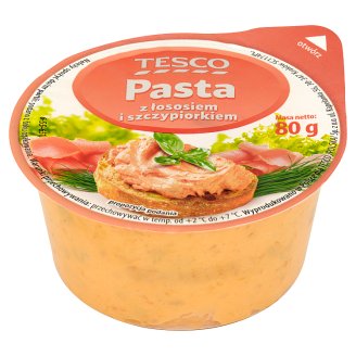 Tesco Pasta z łososiem i szczypiorkiem 80 g