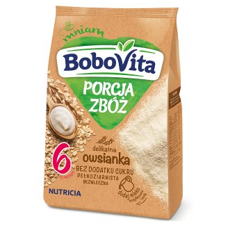 BoboVita Porcja zbóż Kaszka delikatna owsianka po 6 miesiącu 170 g