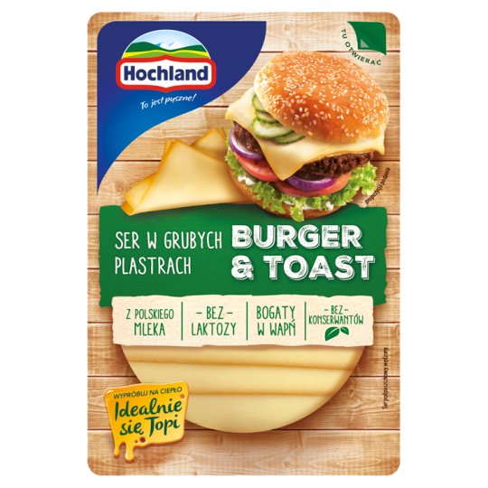 Hochland Burger & Toast Thick Sliced Cheese 135 g