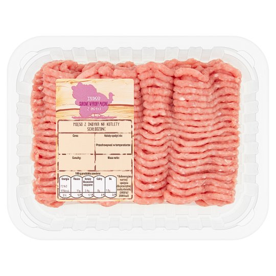 Tesco Mięso z indyka na kotlety schłodzone 480 g