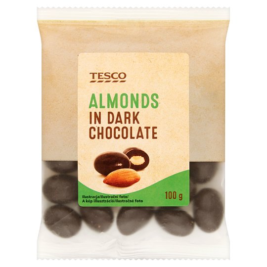 Tesco Migdały w czekoladzie 100 g