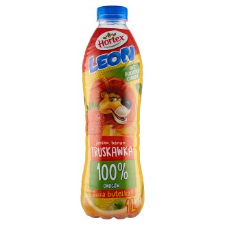Hortex Leon Jabłko banan truskawka Koktajl owocowy 1 l