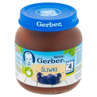 Gerber Suszone śliwki po 4 miesiącu 125 g