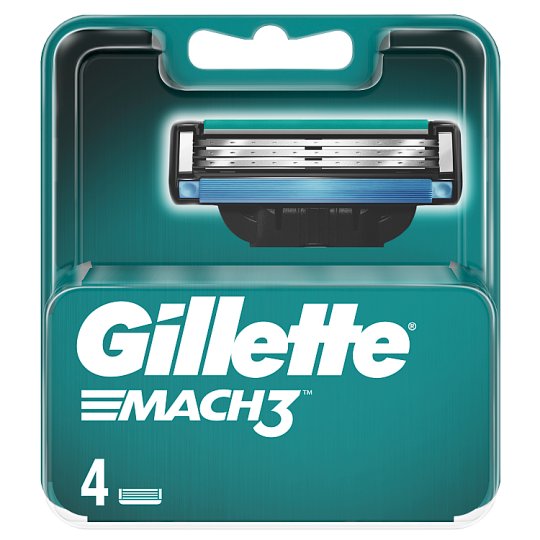 Gillette Mach3 Ostrza wymienne do maszynki, 4 sztuki