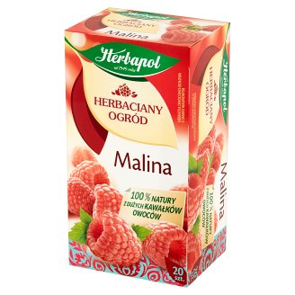 Herbapol Herbaciany Ogród Malina Herbatka owocowo-ziołowa 54 g (20 saszetek)