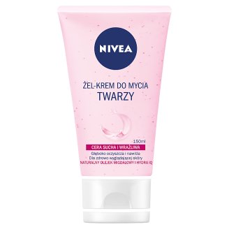 NIVEA Żel-krem do mycia twarzy cera sucha i wrażliwa 150 ml