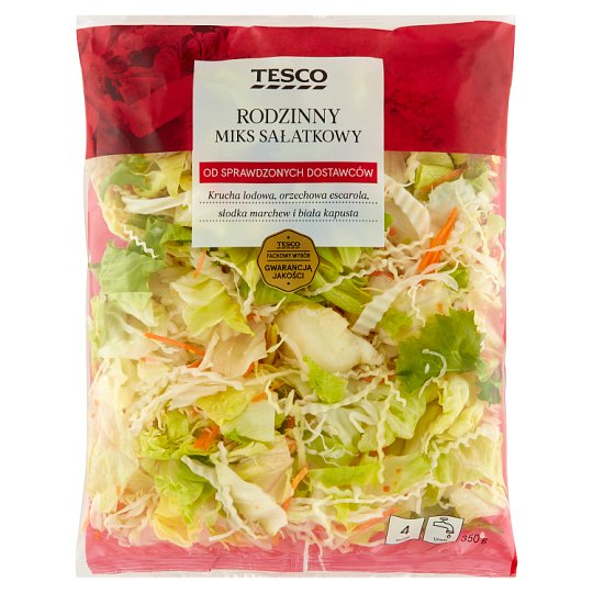 Tesco Miks sałatkowy rodzinny 350 g